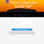 Win a trip to Uluru