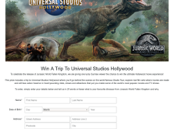 Win A Trip To Universal Studios Hollywood