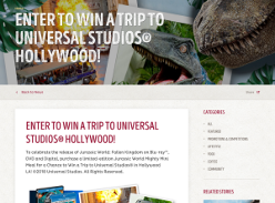 Win a Trip to Universal Studios® in Hollywood LA