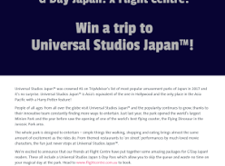 Win a Trip to Universal Studios Japan