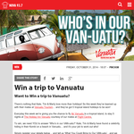 Win a trip to Vanuatu