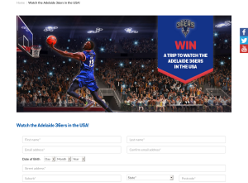 Win a Trip to watch the Adelaide 36ers in the USA