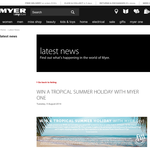 Win a tropical summer holiday in Fiji! - MYER One