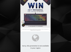 Win a TT Premium X1 RGB mechanical keyboard