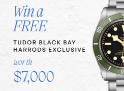 Win a Tudor Black Bay Harrods Exclusive Wristwatch