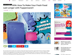 Win a Tupperware Prize Pack Over