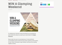 Win a Twilight Glamping Voucher for Bell Tent Hire