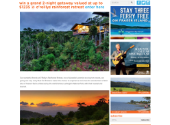 Win a two-night stay @O'Reilly's Rainforest retreat