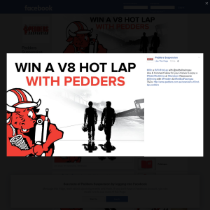 Win a V8 Hotlap experience at Sandown Racetrack!