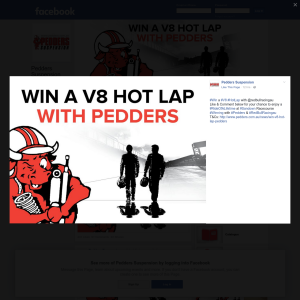 Win a V8 Hotlap experience at Sandown Racetrack! - Pedders Suspension