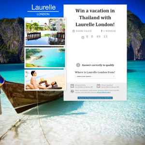 Win a vacation in Thailand! - Laurelle LONDON