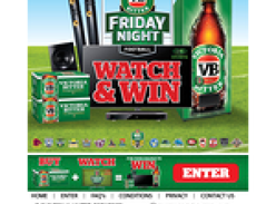 Win a VB 'Friday Night' footy pack!