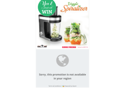 Win A Veggie Spiralizer From George Forman 