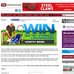 Win a Victa Lawnmower - My Rescources