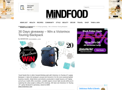 Win a Victorinox Touring Backpack