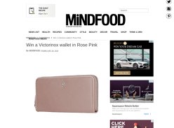Win a Victorinox wallet in Rose Pink!