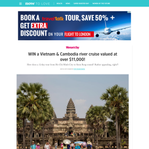 Win a Vietnam & Cambodia river cruise