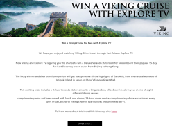 Win a Viking cruise from Beijing to Hong Kong