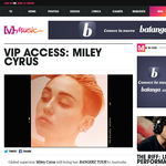 Win a VIP Access to Miley Cyrus' Tour