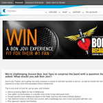 Win a VIP Bon Jovi experience! (Telstra Customers Only)
