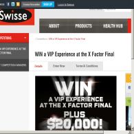 Win a VIP experience at the X Factor final, plus $20,000 cash!
