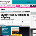 Win a VIP experience at Vivid Sydney!