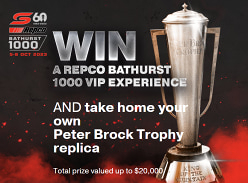 Win a VIP Experience for 2 at Repco Bathurst 1000