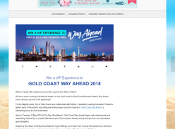 Win a VIP Experience to Gold Coast Way Ahead 2018