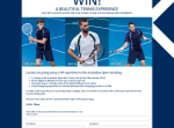 Win a VIP experience to the Australian Open!