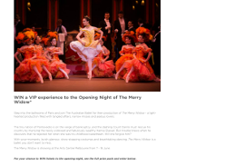 Win a VIP experience to The Merry Widow