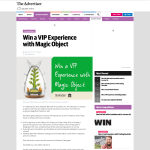 Win a VIP Experience with Magic Object