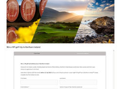 Win a VIP golf trip to Northern Ireland