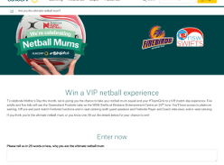 Win a VIP netball experience