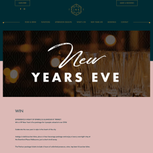 Win a VIP New Year’s Eve package for 2 people