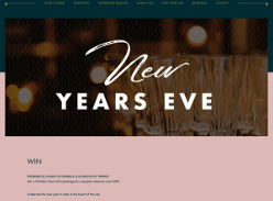 Win a VIP New Year’s Eve package for 2 people