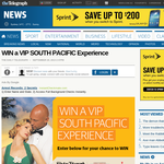 Win a VIP South Pacific experience!
