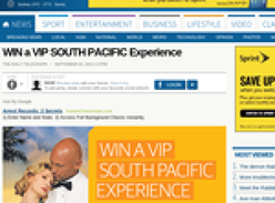 Win a VIP South Pacific experience!