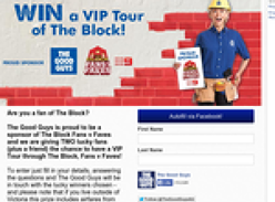 Win a VIP tour of The Block!