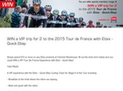 Win a VIP trip for 2 to the 2015 Tour de France!