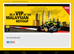 Win a VIP trip for 2 to the Malaysian MotoGP!