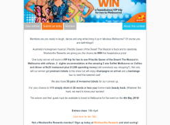 Win a VIP trip for two to see Priscilla Queen of the Desert The Musical in Melbourne