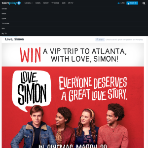 Win a VIP trip to Atlanta with Love, Simon