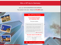 Win a VIP Trip to Germany