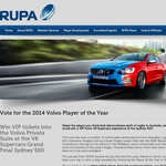 Win a VIP Volvo V8 Supercars experience at the Sydney 500! - RUPA