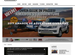 Win a Volkswagen Amarok V6 Sportline etc