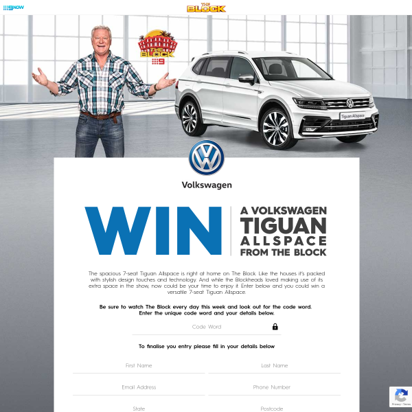 Win a Volkswagen Tiguan Allspace