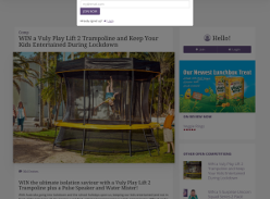 Win a Vuly Play Lift 2 Trampoline!