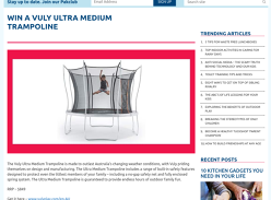 Win a Vuly Trampoline