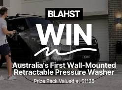 Win a Wall-Mounted Retractable Pressure Washer
