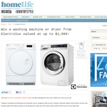 Win a washing machine or dryer from Electrolux!